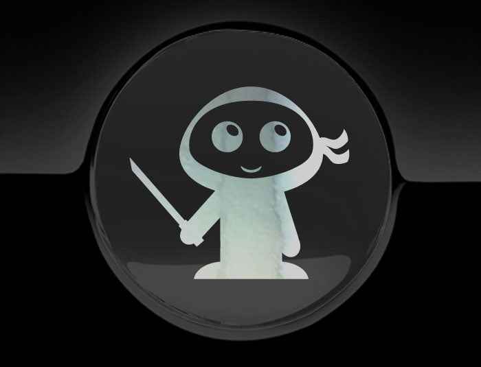 Adorable Ninja Fuel Cap Car Sticker