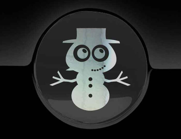 Adorable Snowman Fuel Cap Car Sticker