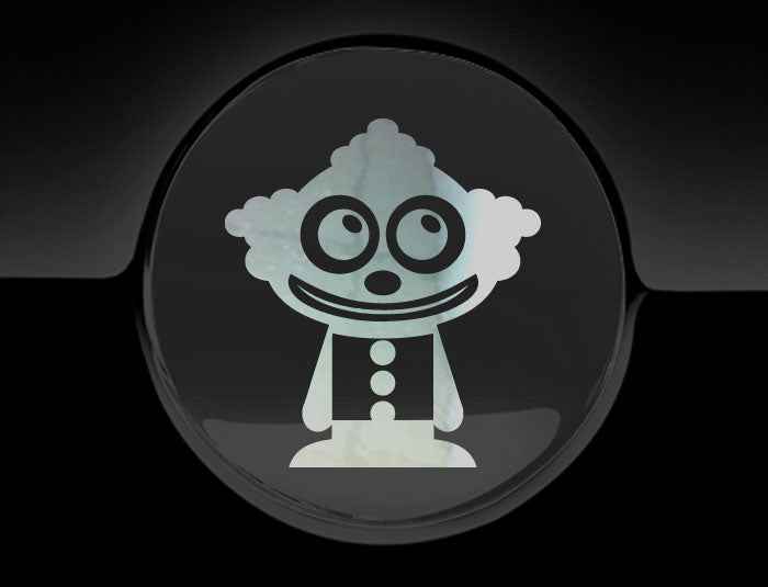 Adorable Clown Fuel Cap Car Sticker