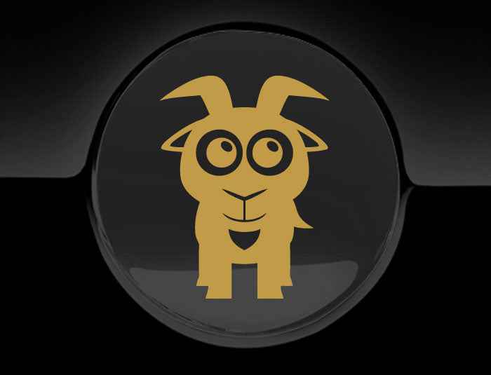Adorable Goat Fuel Cap Car Sticker