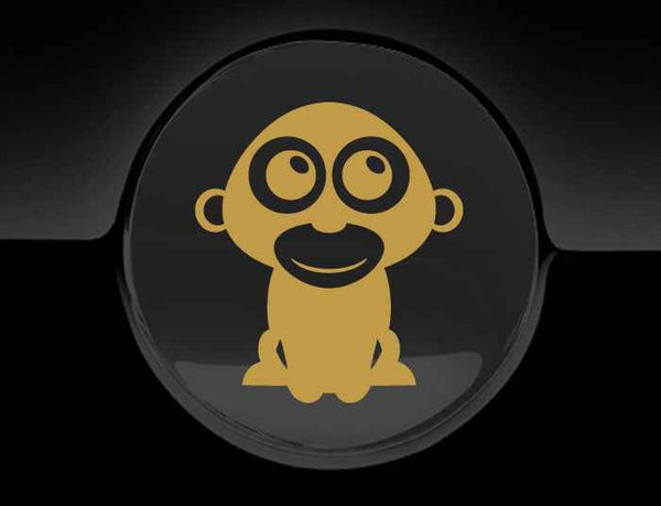 Adorable Gorilla Fuel Cap Car Sticker