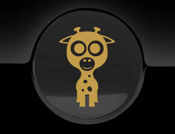 Adorable Giraffe Fuel Cap Car Sticker