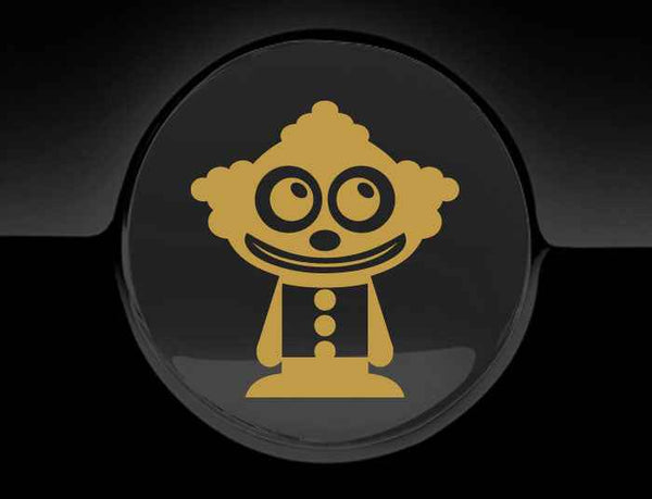 Adorable Clown Fuel Cap Car Sticker