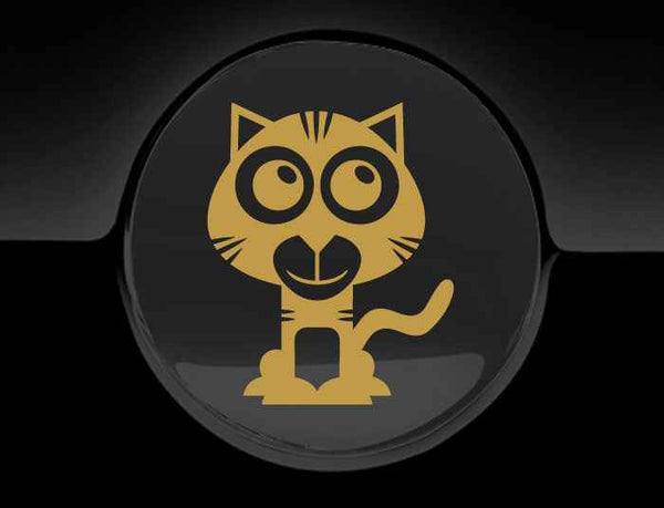 Adorable Tiger Fuel Cap Car Sticker