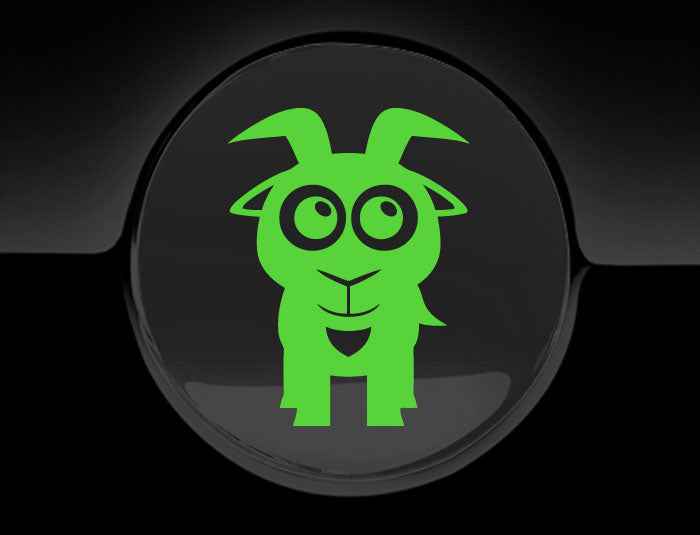 Adorable Goat Fuel Cap Car Sticker