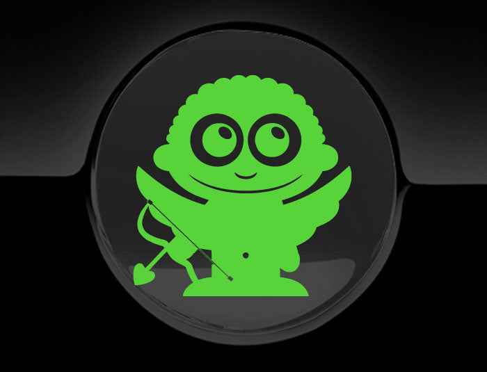 Adorable Cupid Fuel Cap Car Sticker