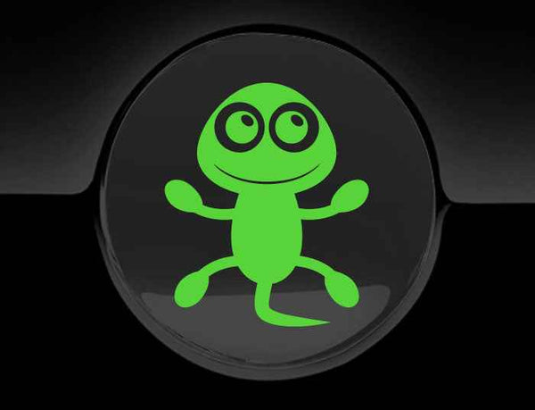 Adorable Lizard Fuel Cap Car Sticker