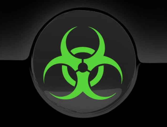Biohazard Fuel Cap Cover Car Sticker