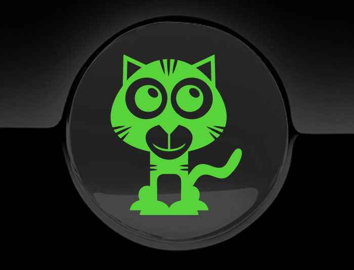 Adorable Tiger Fuel Cap Car Sticker