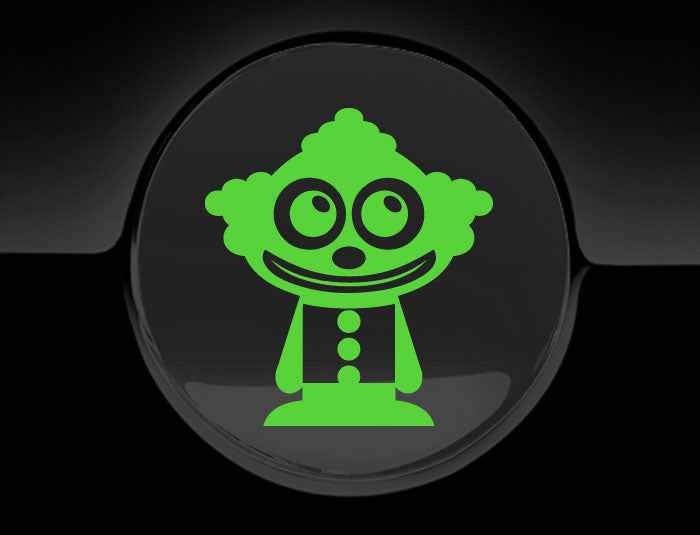 Adorable Clown Fuel Cap Car Sticker
