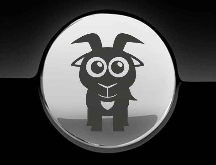 Adorable Goat Fuel Cap Car Sticker