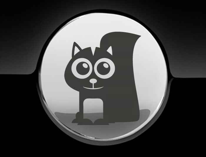 Adorable Skunk Fuel Cap Car Sticker