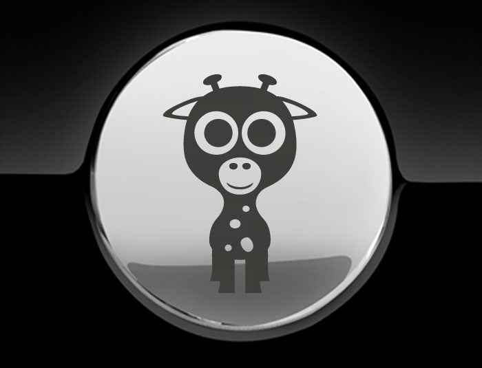 Adorable Giraffe Fuel Cap Car Sticker