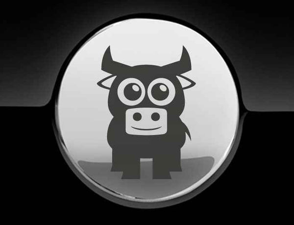 Adorable Bull Fuel Cap Car Sticker
