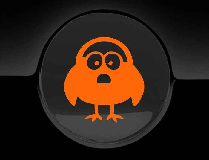 Funny Cartoon Bird Fuel Cap Cover Car Sticker
