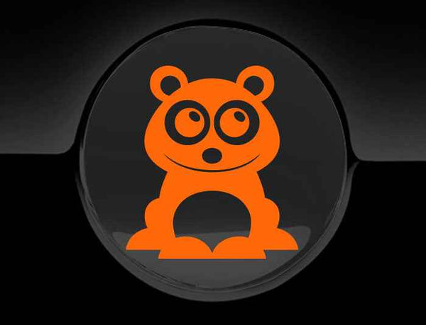 Adorable Panda Fuel Cap Car Sticker