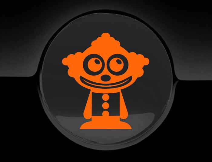 Adorable Clown Fuel Cap Car Sticker