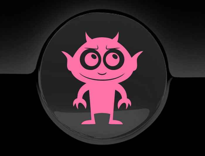 Adorable Demon Fuel Cap Car Sticker