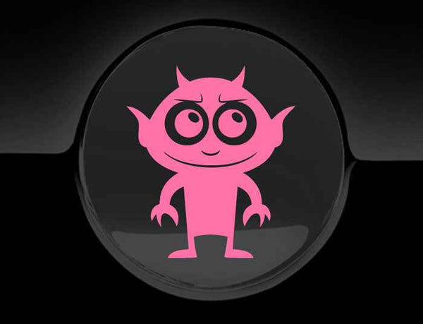 Adorable Demon Fuel Cap Car Sticker