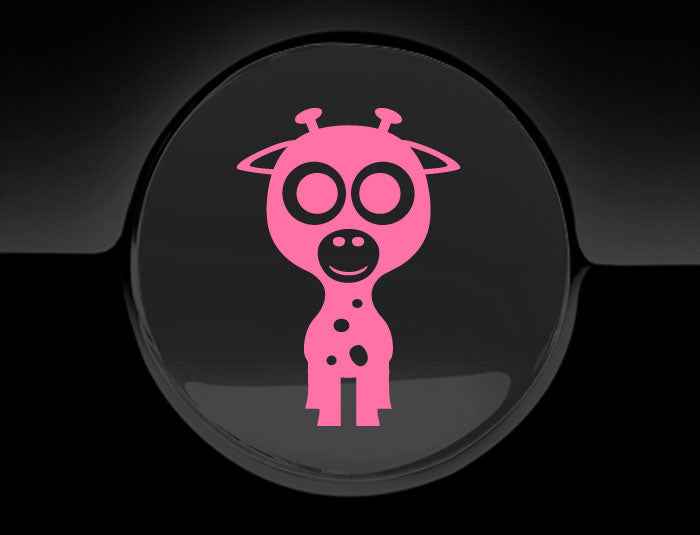 Adorable Giraffe Fuel Cap Car Sticker