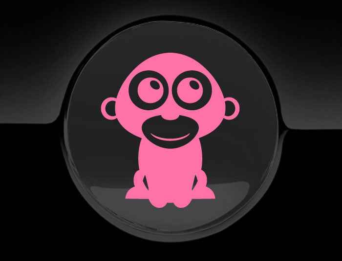 Adorable Gorilla Fuel Cap Car Sticker
