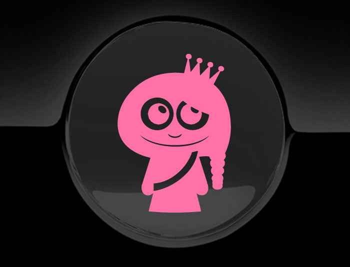 Adorable Princess Fuel Cap Car Sticker