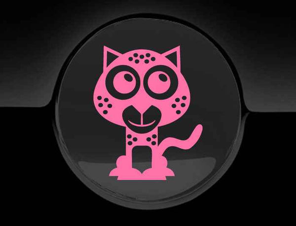 Adorable Cheetah Fuel Cap Car Sticker