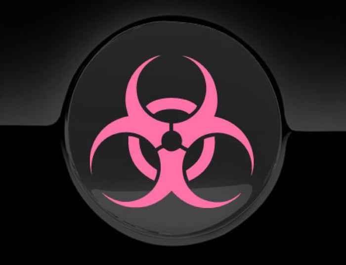 Biohazard Fuel Cap Cover Car Sticker