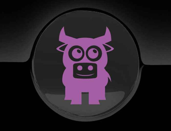 Adorable Bull Fuel Cap Car Sticker