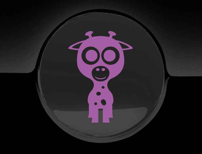 Adorable Giraffe Fuel Cap Car Sticker