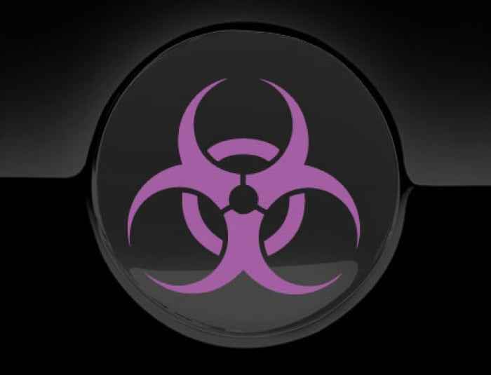 Biohazard Fuel Cap Cover Car Sticker
