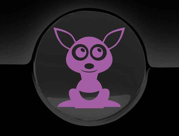 Adorable Kangaroo Fuel Cap Car Sticker
