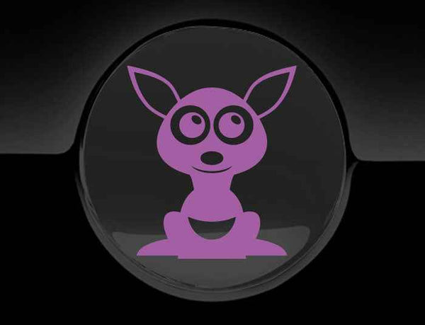 Adorable Kangaroo Fuel Cap Car Sticker