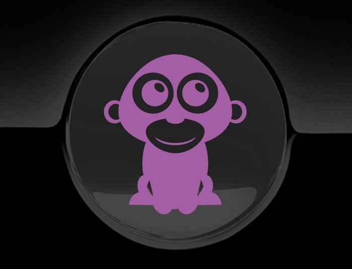 Adorable Gorilla Fuel Cap Car Sticker