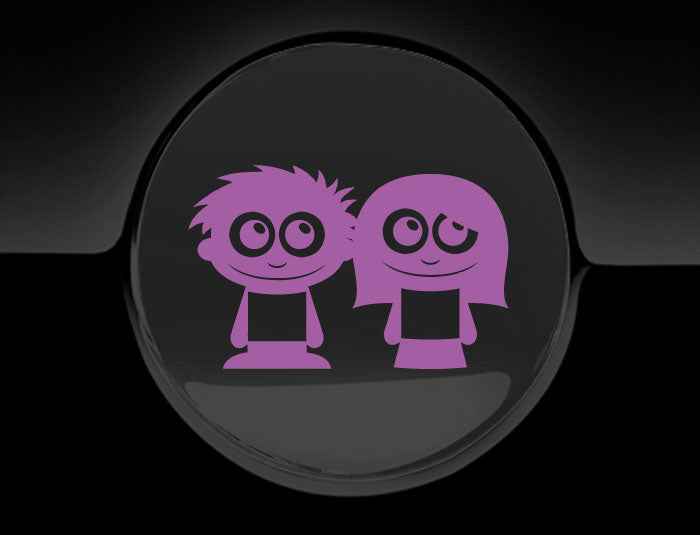 Adorable Friends Fuel Cap Car Sticker