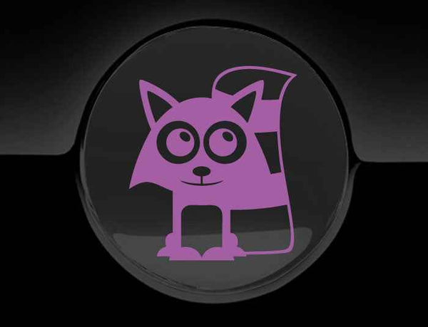 Adorable Raccoon Fuel Cap Car Sticker