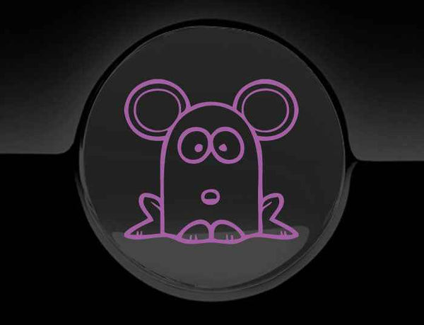 Funny Cartoon MouseFuel Cap Cover Car Sticker