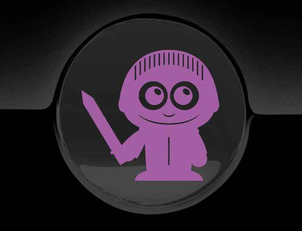 Adorable Knight Fuel Cap Car Sticker