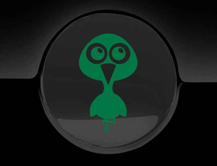 Adorable Flamingo Fuel Cap Car Sticker