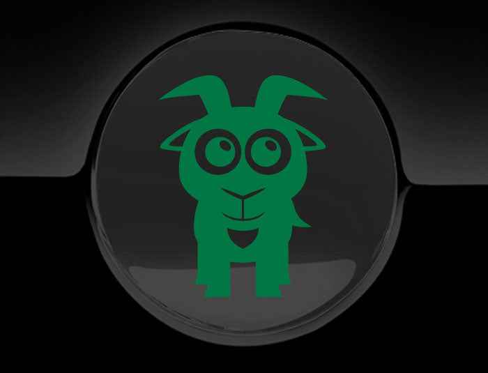Adorable Goat Fuel Cap Car Sticker