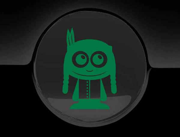 Adorable Indian Fuel Cap Car Sticker