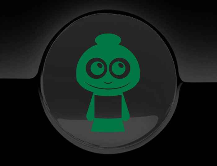 Adorable Grandma Fuel Cap Car Sticker