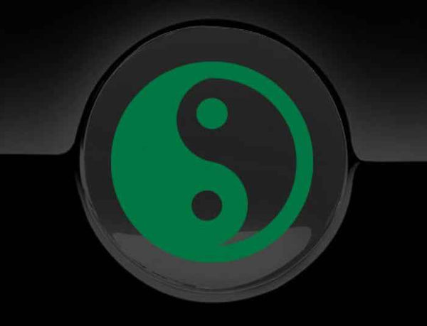 Yin Yang Fuel Cap Cover Car Sticker