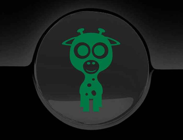 Adorable Giraffe Fuel Cap Car Sticker