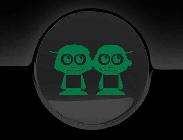 Adorable Boys Fuel Cap Car Sticker