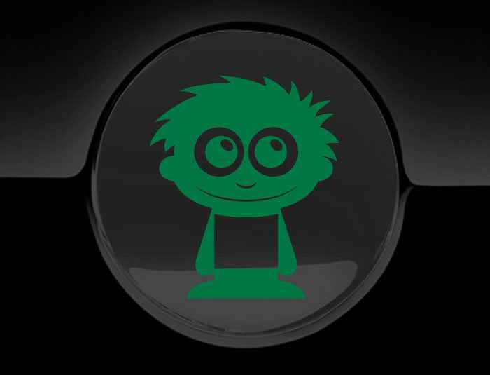 Adorable Kid Fuel Cap Car Sticker