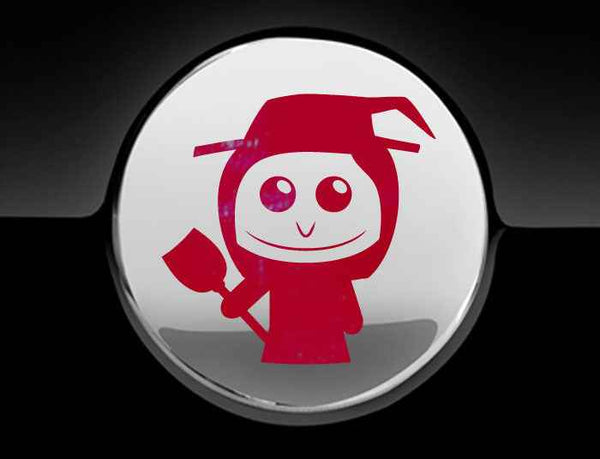 Adorable Witch Fuel Cap Car Sticker