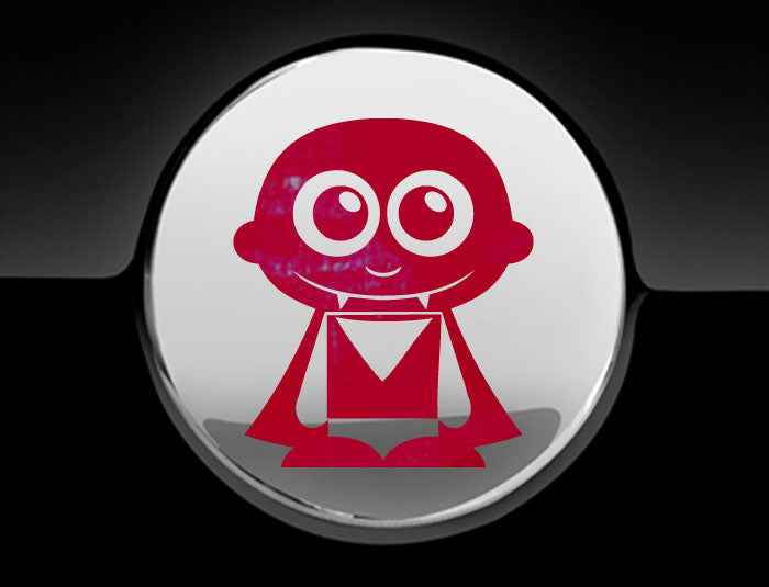 Adorable Vampire Fuel Cap Car Sticker