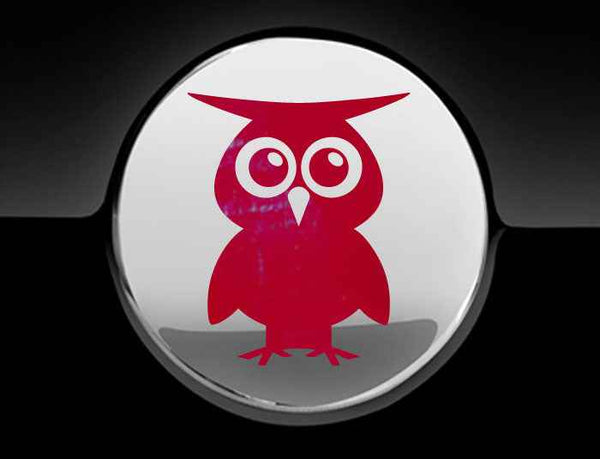 Adorable Owl Fuel Cap Car Sticker