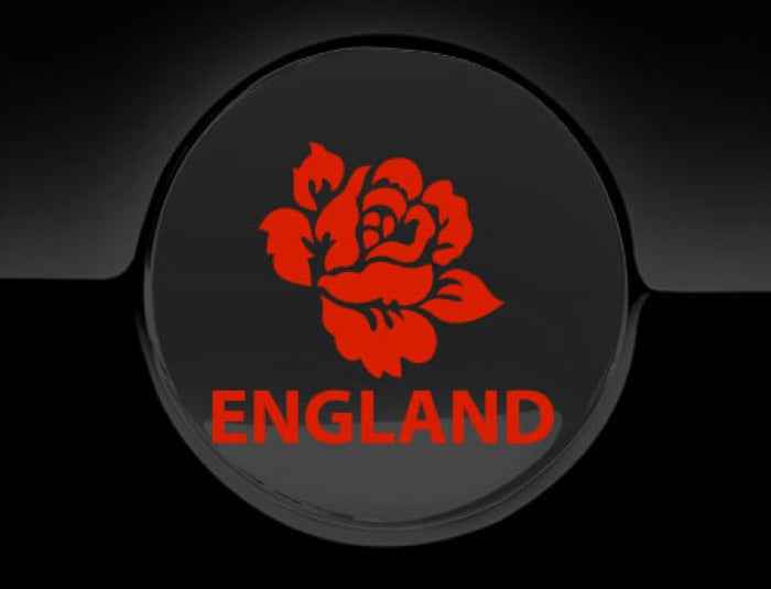 Rose Of England Fuel Cap Cover Car Sticker